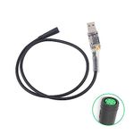 Ebike USB Programming Cable Bike Cable, 58cm Programming Cable Mid Drive Motor Kit, Connect PC and Motor Control Instruments, Electric Bike Kit for BAFANG BBS01 BBS02 BBS03 BBSHD