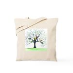 CafePress Tree Stray Cats Eau Claire Bigger Tote Bag Natural Canvas Tote Bag, Reusable Shopping Bag