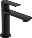 Hansgrohe Rebris E Basin Mixer Tap 110 with Pop-Up Waste Set, Matt Black, 72557670