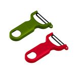 Kuhn Rikon Potato Peelers (set of 2) with Steel Blade. Vegetable Peeler. Veg Peeler. Potato Peelers for Kitchen. Light Speed Peeler. Apple Peeler – 3 Year Kuhn Rikon Kitchen Accessories Guarantee