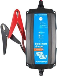 Victron Energy Blue Smart IP65 12-Volt 10 amp Battery Charger with NEMA 1-15 Plug (Bluetooth)