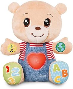 Chicco Teddy Orso delle Emozioni, Peluche Evolutivo Interattivo Bilingue Italiano/Inglese, Gioco Educativo con Emozioni, Numeri e Lettere, Pupazzo con Luci e Canzoni - Giochi Bambini 6 Mesi - 5 Anni