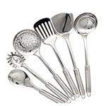 Abcsea 6 Piece Accessories Kitchen Set, Kitchen Spoons, Stainless Steel Kitchen Spatula, Stainless Steel Kitchen Utensils, Kitchen Gadgets