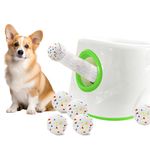 FIRE HIVE Automatic Dog Ball Launcher,Ball Launcher for Dogs with 10-30 Ft Launch Distanc,Indoor & Outdoor Universal Small and Medium-Sized Dog Interactive Toy,With 3 PCS 2" Tennis Balls