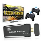 Buy Now Prmium 4K HD Video Game Console for Girls/Boys/Men/Women/Unisex Wireless Video Game with 64 GB Memory Card, 4k Ultra HD Classic Games Console Built in 12,000 Plus Games in TF Card,