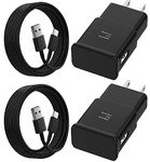 Type C Charger for Samsung Android Phone with Cable Cord for Samsung Galaxy S23/ S22/S22 Plus/ S21/S21 Ultra/S20/S20 Plus/S8/S9/S10e/Note 8/Note 9/Note 10/Note 20 2Pack