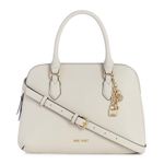 Nine West Cibrina Dome Satchel, Milk, Medium