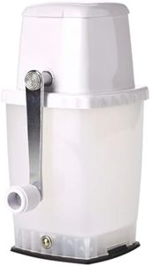 Louis Tellier White Polypropylene Ice Crusher Ultra Strong with Suction Cup Holder Excellent Quality French Brand