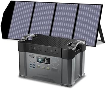 ALLPOWERS S2000 PRO Portable Power Station with 1x 140W Foldable Solar Panel, 1451Wh 2400W AC (Peak 4000W) Solar Generator, UPS Function Backup Battery Pack for Home Emergency Power Outdoor RV Camping
