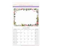 2025 Calendar - Memo Board Family Organiser Month to View Wall Hanging Planner with Pen for organising Family School Office (Leaves)