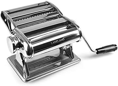 Lakeland Pasta Machine Chromed Steel – Makes Lasagna Tagliatelle Spaghetti & Linguine