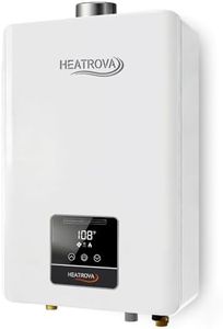 16L Propane Gas Tankless Water Heater Indoor, HeatRova 4.3 GPM 102,000 BTU, Instant Hot Water, Constant Temperature, Pure Copper Tank, 3/4" NPT Connector, Energy-Saving, On-Demand for 3–4 Fixtures