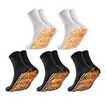 5 Pcs Cold-Resistant Warm Socks, Self-Warming Socks, Shaping Socks, Floor Socks, Unisex Warm Sports Socks, Foot-Warming Sweat-Absorbing Cotton Socks, Thickened Foot Warming