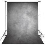 VEOEOV Photo Backdrop, 5X7ft Anti-Wrinkle Abstract Light Grey Portrait Photo Backdrop, Thickened Backdrops for Photography, Kid, Adult, Family Headshots, Photo Studio(No Pocket)