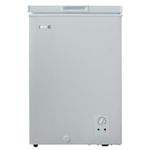 HYE Chest Freezer - 96L Freezer, Quiet 42 dB Operation, Mechanical Temperature Control, Freestanding Design, White, Suitable For Garages & Outbuildings - RF01CF96W24