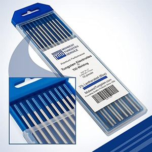 TIG Welding Tungsten Electrodes 2% Lanthanated 3/32” x 7” (Blue, WL20) 10-Pack