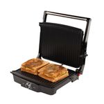 Hafele Grilla 2000 Watt Sandwich Maker|Griller|Jumbo Size |180° Openable Grill Plate |Non Stick-Bpa&Ptfe Free |Auto Temp Cut-Off, Black