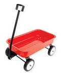 Gamez Galore Red metal Pull-Along Cart/Trailer, Red