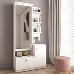 Studio Kook Bella Engineered Wood Dressing Table (Matte Finish) (Moonshine White)