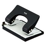 Plus Hole Punch, 2 Holes, Force 1/2, blk (Black)