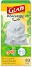 Glad ForceFlex Tall Kitchen Trash Bags, 13 Gal, Gain Original with Febreze, 40 Ct (Pack May Vary)