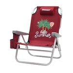 Oversize Backpack Beach & Camping Chair - 5 Reclining Positions, Cooler, Pillow, Cup Holder - Supports up to 350 lbs