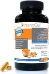 Nanocur Turmeric Curcumin - 100x More Active Than Turmeric, 170% More Active Than Curcumin + Black Pepper Extract. Joint Support, Relief, and Energy You’ll Feel. Organic Curcumin/Plant-Based Carrier.