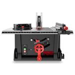 Marvtool 15 Amp Portable Table Saw 10 inch, 4600RPM Compact Tablesaw with 36T Blade, 90°Cross Cut & 0-45°Cutting, Multifunctional Benchtop Saw for DIY Furniture Making Woodworking