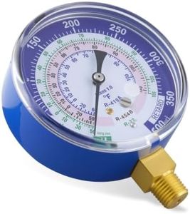 49118 A2L Manifold Gauge, Fit for A2L R32 R454B R410A Refrigerants, 3-1/8"
