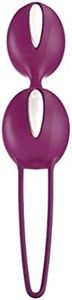 Fun Factory Kegel Balls for Women | Smart Balls Bladder Control Pelvic Floor Strengthening Device - Kegel Balls for Tightening (Double Purple)