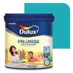 Dulux Promise Interior Emulsion Paint (1L, Taking The Plunge) | Brighter & Longer-Lasting Colors | Rich Finish | Chroma Brite Technology | Anti-Chalk | Water-Based Acrylic Paint