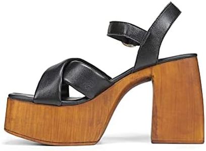 Sam Edelman Women's Suzannah Platform Sandal, Black, 8