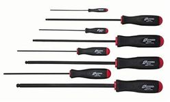 Bondhus 10733 Set of 8 Balldriver« Screwdrivers, ProGuard? Finish, Long Length, Sizes 2-10mm