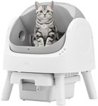 Self Cleaning Cat Litter Box, Automatic Litter Box for Multiple Cats, Integrated Safety Protection with Open-Top Design