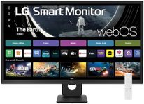 LG 32SR50F-B Smart Monitor 32-Inch FHD (1920x1080) IPS Display, webOS 23, HDR 10, x2 Built-in Speakers, AirPlay 2, Screen Share, Bluetooth, ThinQ App, Remote Control, Black