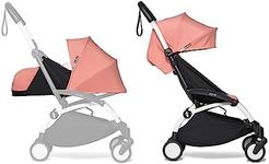 BABYZEN YOYO2 Complete Stroller - Includes Ginger 0+ Newborn Pack, White Frame & Ginger 6+ Color Pack - Suitable for Children Up to 22 kg