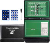 VolksRose Football Coaching Board, Double-Sided Magnetic Football Coach Marker Board, Football Coaches Clipboard with Dry Erase and Pen, Tactics Strategy Coach Board, Coaching Equipment Accessories