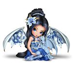 The Hamilton Collection Jasmine Becket-Griffith Perfect Romance Blue Willow China-Inspired Fairy Figurine