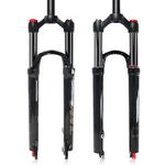 ZTZ Mountain Bike Fork,26 27.5 29 inch MTB Suspension Air Fork ，Rebound Adjust，Travel 120mm,QR 9mm，1-1/8 Straight Tube, Ultralight Mountain Bike Front Fork for XC/AM Bike(Crown Lockout/27.5inch)