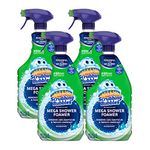 Scrubbing Bubbles Mega Shower Foamer Trigger, Rainshower, 32 Ounce, 4 Pack