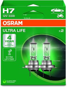OSRAM Ultra Life H7 Headlight Bulb – Long-Life Automotive Lighting