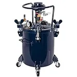 TCP Global Commercial 5 Gallon (20 Liters) Spray Paint Pressure Pot Tank with Air Powered Mixing Agitator
