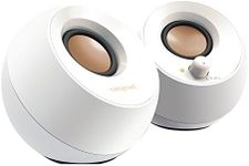 Creative Pebble Modern 2.0 USB powered Compact Speaker Sound System with Clear Sound for Computer, PC, Laptop, Mac - White