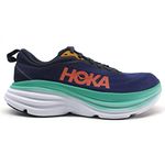 HOKA ONE ONE Women's Bondi 8 Running Shoes, Outer Space/Bellwether Blue, 5 UK