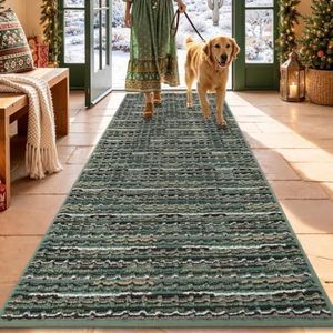hicorfe Vintage Kitchen Rugs,[No Crease] Non Slip Kitchen Mats for Floor