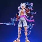 Tinion- One Piece Luffy Gear 5 Action Figure- Miniature Toy Figure (Doll) Special Edition for Car Dashboard, Decoration, Cake, Office Desk & Study Table (Pack of 1) (Height- 30CM)