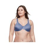 Warner's Women's Plus Size Signature Cushioned Support and Comfort Underwire Unlined Full-Coverage Bra 35002a, Blush Chalk Floral, 42DD