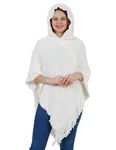 Shakti Woman's Ponchos Bomber Jacket White Free Size