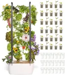 Gardyn Home 4 Vertical Hydroponics Growing System Kit - 30 Non-GMO Plants, Herbs, Vegetables - Smart Tower Garden Hydroponic Herb Garden Planter Indoor Kit - Indoor Gardening System w/LED Grow Lights