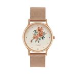 TEAL BY CHUMBAK Round Dial Analog Hand Watch for Women, Gifts for Women/Girls/Ladies, Stylish Fashion Watch for Casual/Work